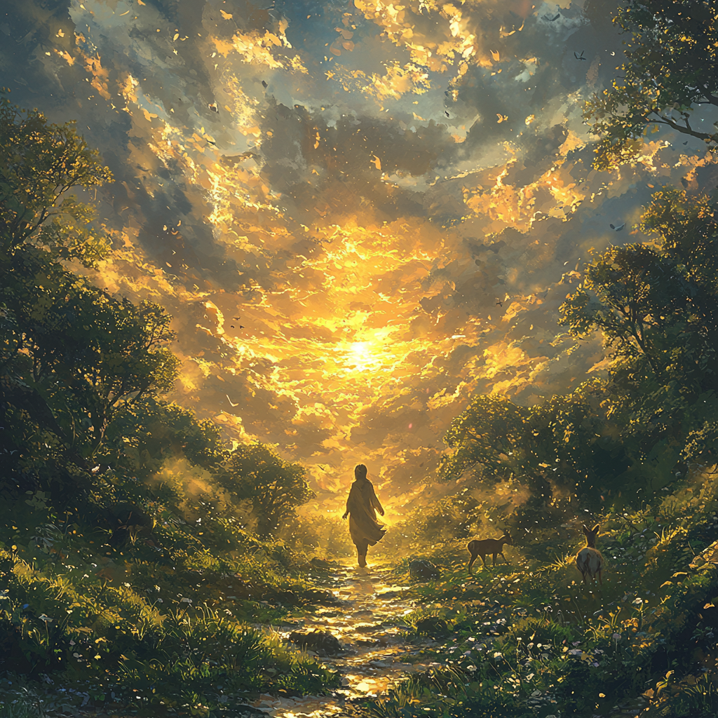 To walk in balance is to listen to the earth with your feet and to the sky with your heart.