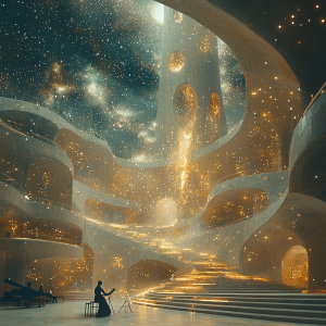 Music is not just sound organized in time; it's the architecture of emotion built with silence and resonance.