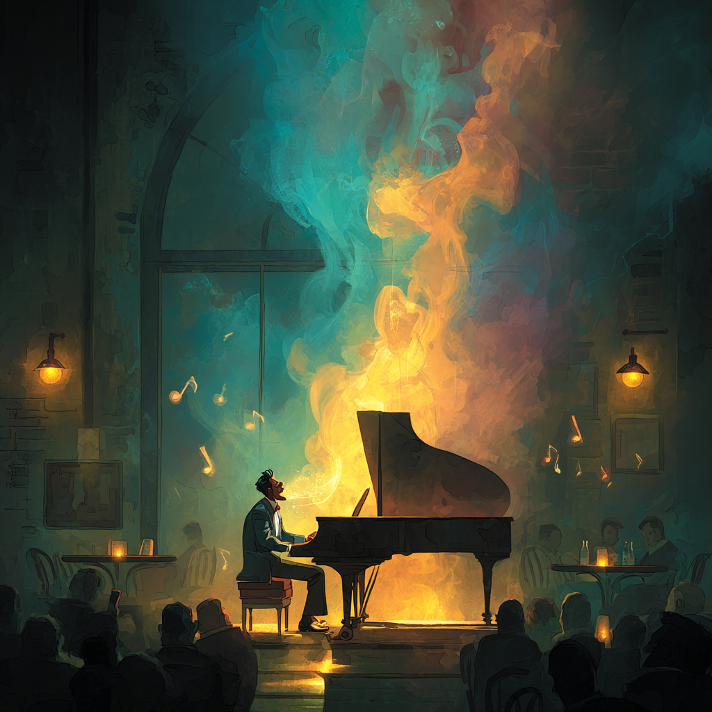 Music is not just a sequence of notes; it's the emotion between them that makes it unforgettable.