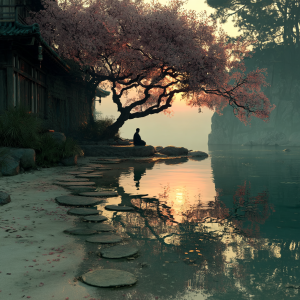 When the heart is still, the mind becomes clear; only then can one see the path beneath the surface.