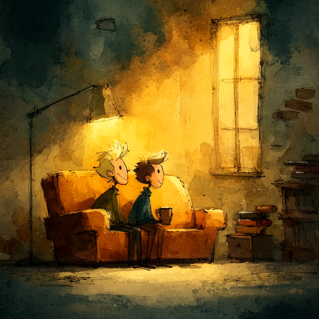 True intimacy begins when we stop trying to impress and start trying to understand.